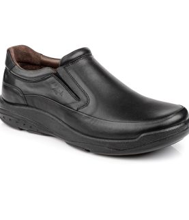 Boxer Δερμάτινα Ανδρικά Casual Παπούτσια Μαύρο - 46