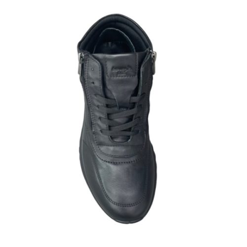 Boxer19262-4.jpg Boxer 19262 Δερμάτινα Μαύρο Ανδρικά Μποτάκια Ανατομικά