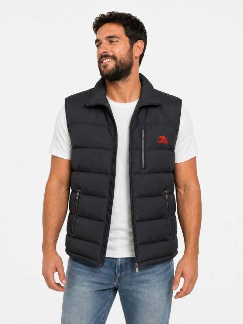 Castor1105black-1.jpg Castor Αμάνικο Χειμωνιατικο γιλέκο Puffer 1105 Μαύρο - M
