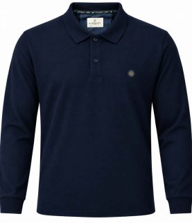 Everbest 271-042-0 Ανδρική Μπλούζα Πόλο Χοντρή ριπ