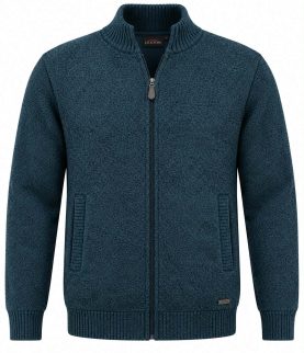 Lexton 19.38SINIL Cardigan – Ανδρική Πλεκτή Ζακέτα από Σενίλ